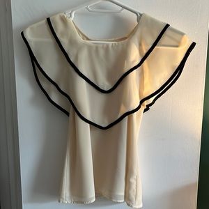 Parisian style blouse.